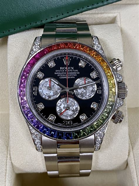 rolex rainbow daytona preis|rolex daytona rainbow 2022.